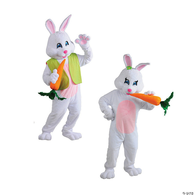 Adult&#8217;s Easter Bunny Couple Costumes Image