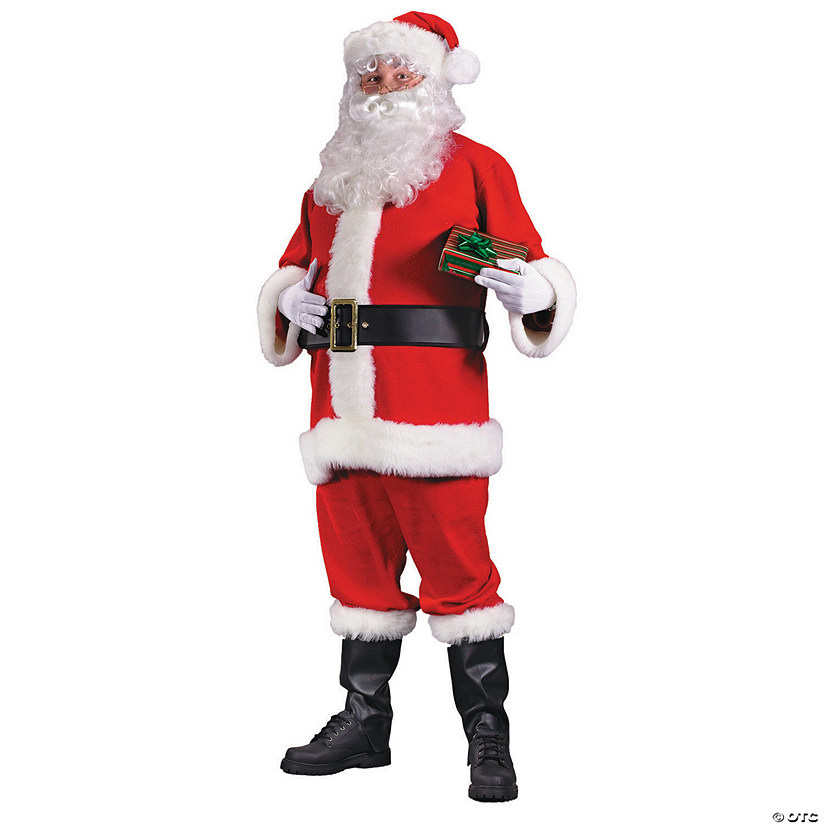 Adult&#8217;s Economy Santa Claus Costume Image