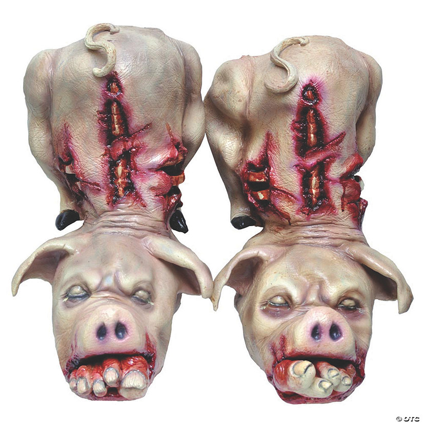 Adult&#8217;s Latex Pig Boots Costume Image