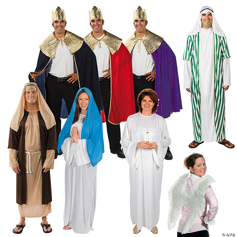 Adult&amp;#8217;s Nativity Pageant Costume Kit Image