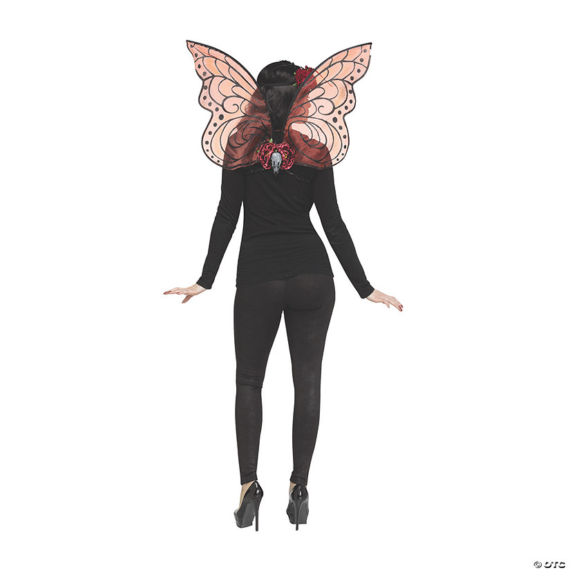 Adult&#8217;s Sparkle Wings - Burgundy Image