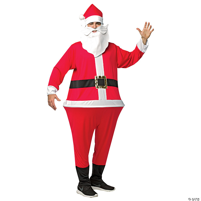 Adult Santa Hoopster Costume Image
