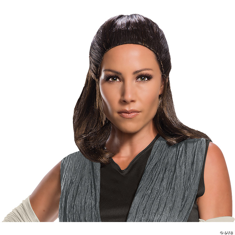 Adult Star Wars Rey Wig Image