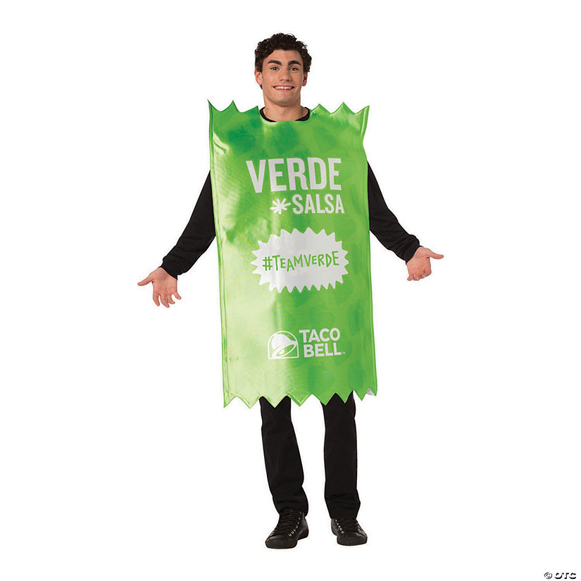 Adult Taco Bell Salsa Verde Costume Image