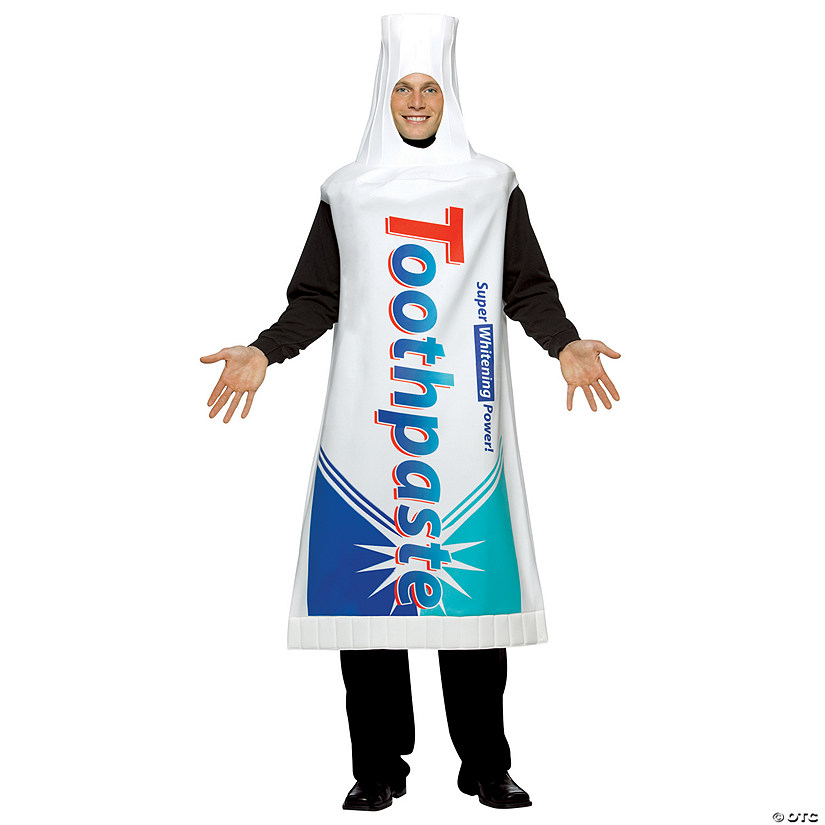 Adult Toothpaste Costume Image