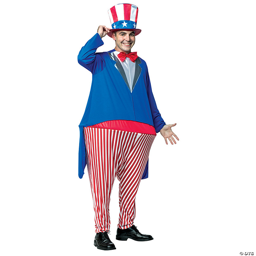Adult Uncle Sam Hoopster Costume Image