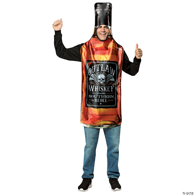 Adult Whiskey Bottle Costume Image