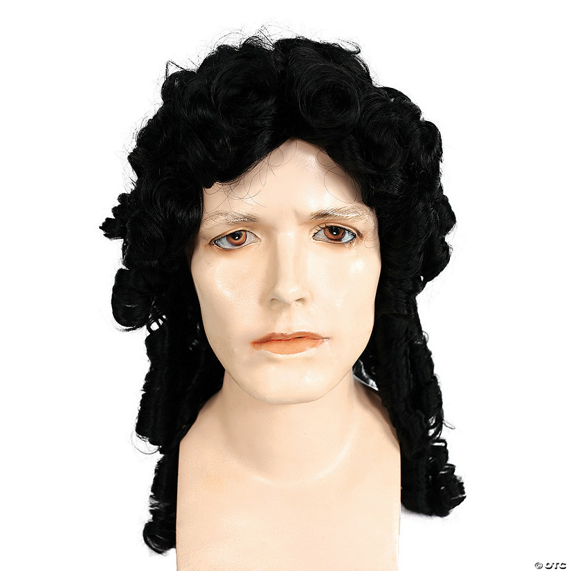 Adults 1730s Alonge Long-Haired Curled Wig Image