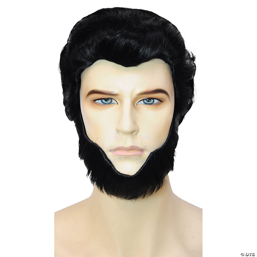 Adults Abraham Lincoln Wig & Beard Set Image