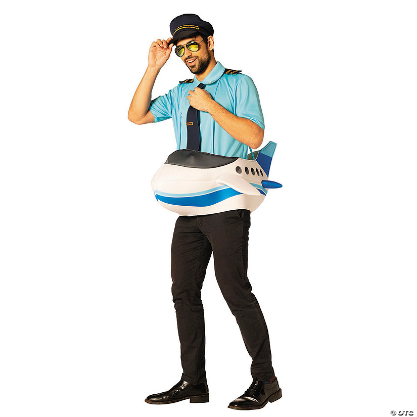 Adults Airplane Foam Tunic Costume - One Size Image