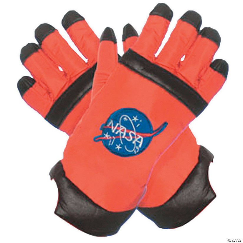 Adults Astronaut Gloves - Orange Image