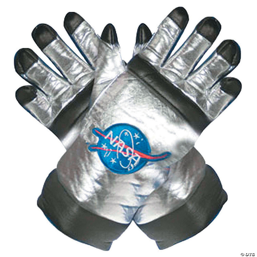 Adults Astronaut Gloves - Silver Image