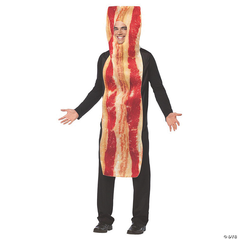 Adults Bacon Costume - Standard Image