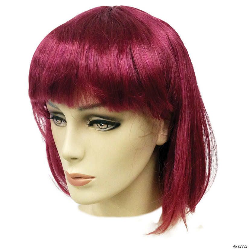 Adults Bargain China Doll Bob Wig with Bangs Image