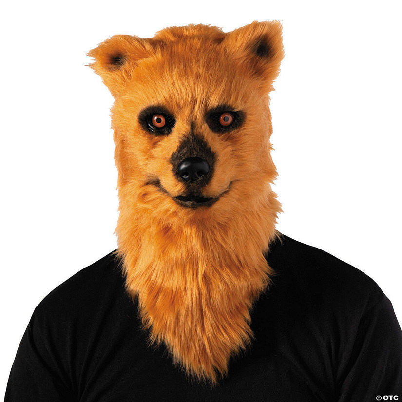 Adults Bear Moving Mouth Overhead Mask - One Size Image