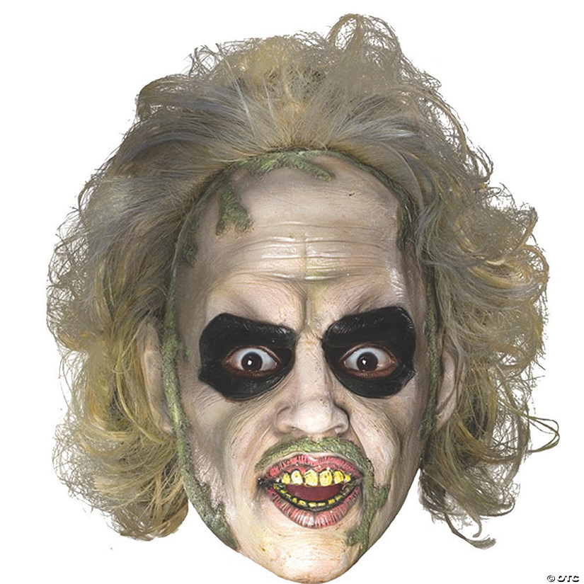 Adult's Beetlejuice&#8482; 3/4 Mask with Hair Image