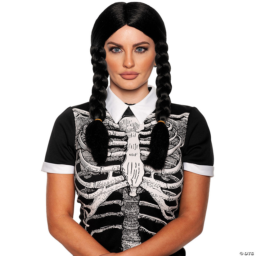 Adults Black Braids Wig Image