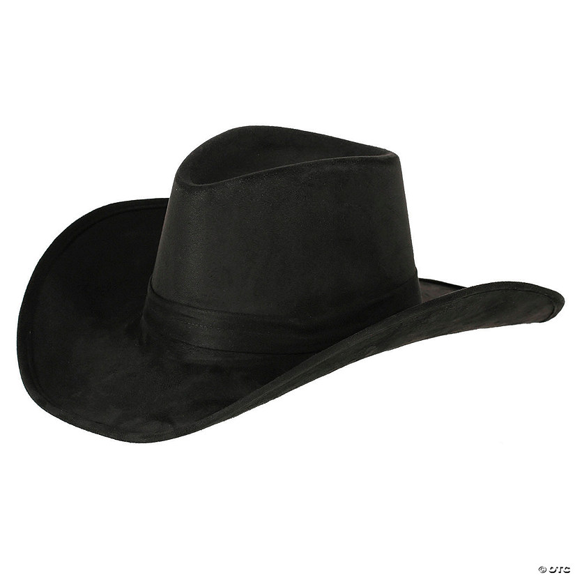 Adults Black Cowboy Hat Costume Accessory Image
