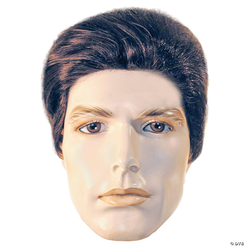 Adults Black Ricky R Wig Image