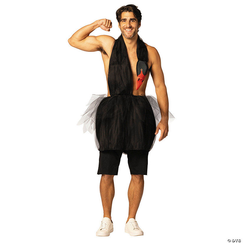 Adults Black Swan Foam Costume Image