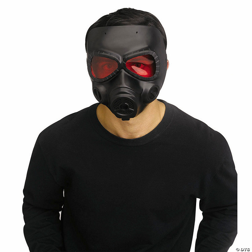 Adults Black Wasteland Gas Mask - One Size Image