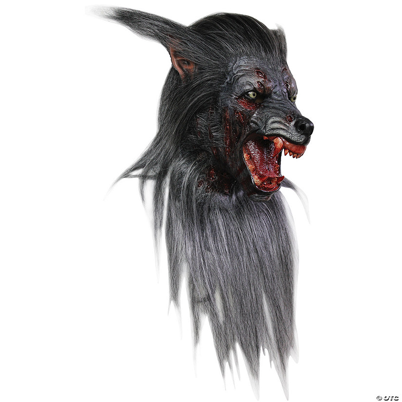 Adult's Black Wolf Mask Image