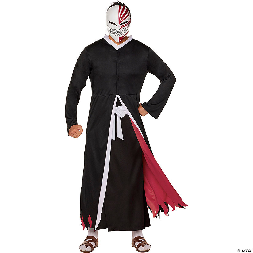 Adults Bleach&amp;#8482; White, Black &amp; Red Ichigo Kurosaki Costume Image