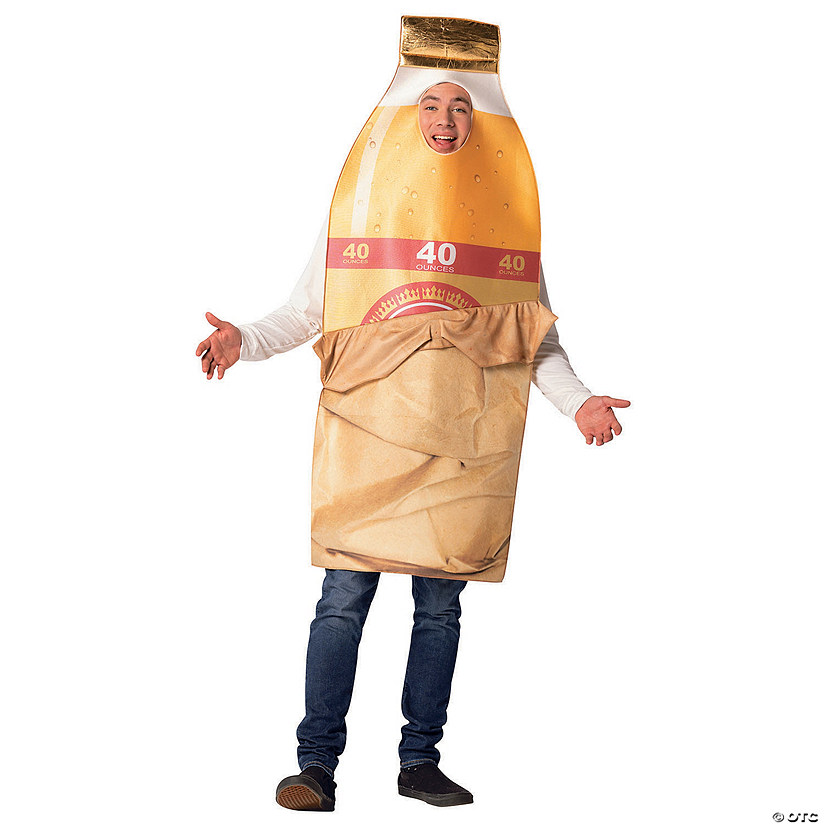 Adults Bottle in Brown Bag Costume Image