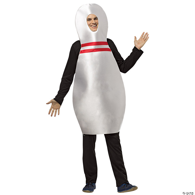 Adults Bowling Pin Costume Image
