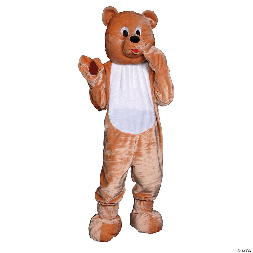 Adult's Brown Bear Mascot Image