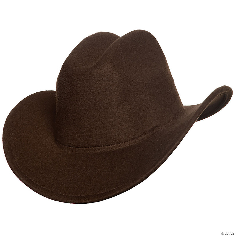 Adults Brown Cattleman Cowboy Hat Image