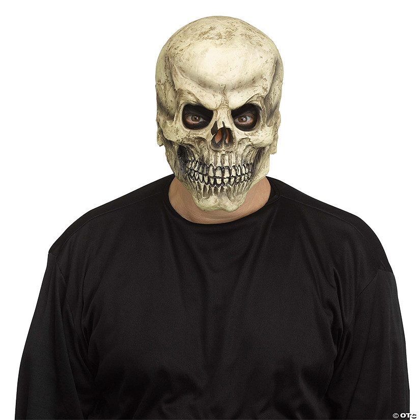 Adults Brown Realistic Skull Mask Image