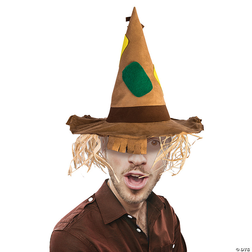 Adult's Brown Scarecrow Hat Image