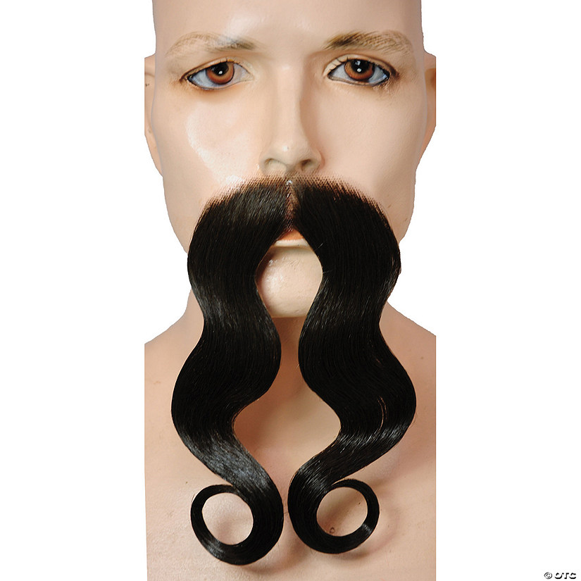 Adults Brown Synthetic Viking Mustache Image