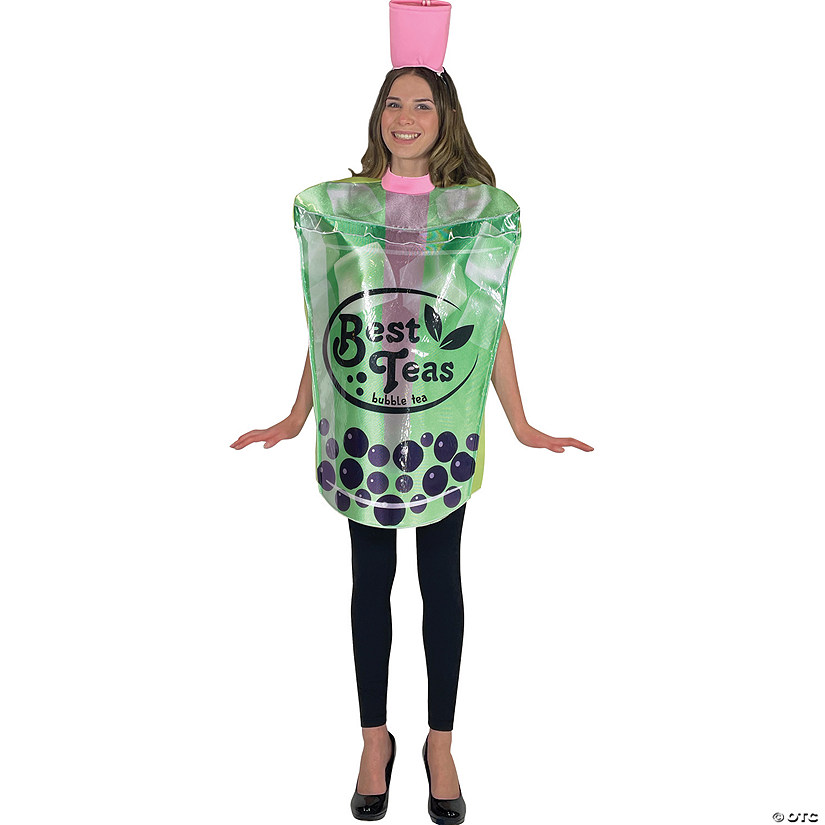 Adults Bubble Tea Costume Image