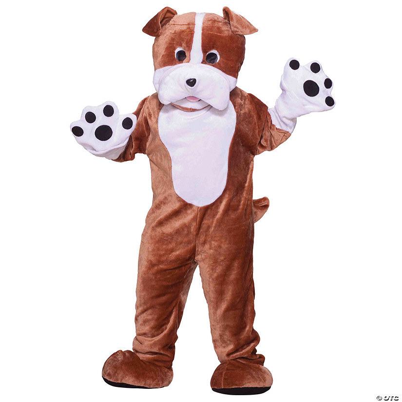 Adult's Bull Dog Mascot Costume Image