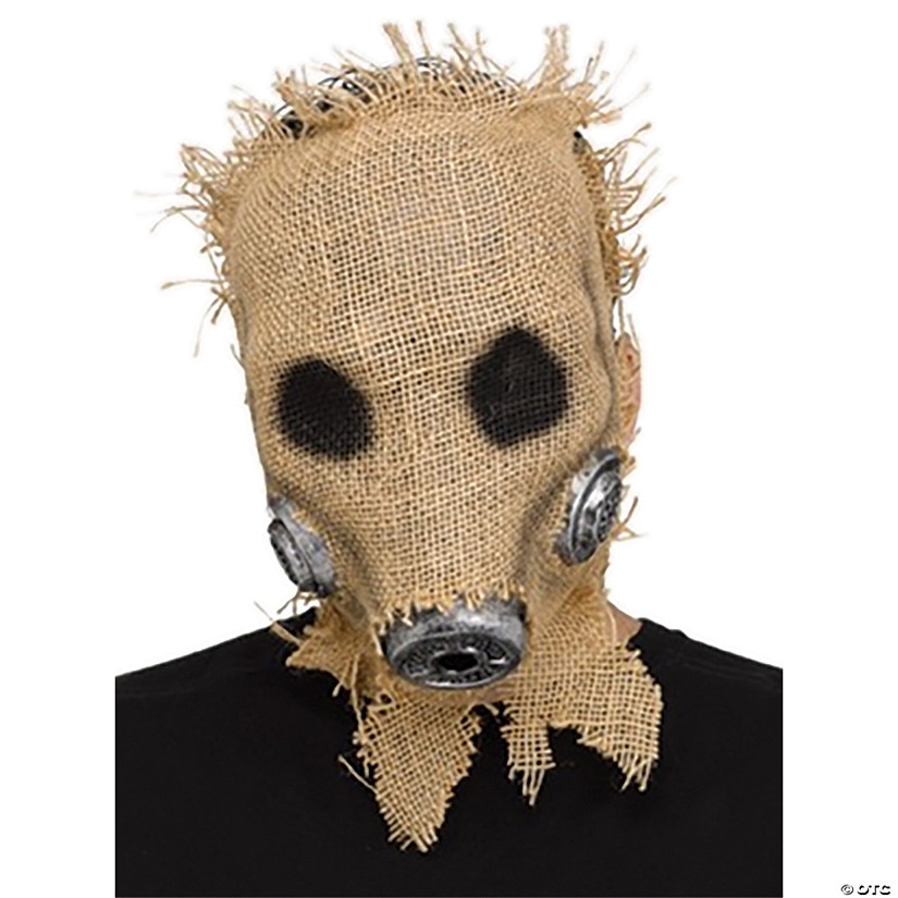 Adults Burlap Gas Mask Image