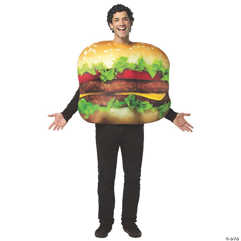 Adult's Cheeseburger Costume Image