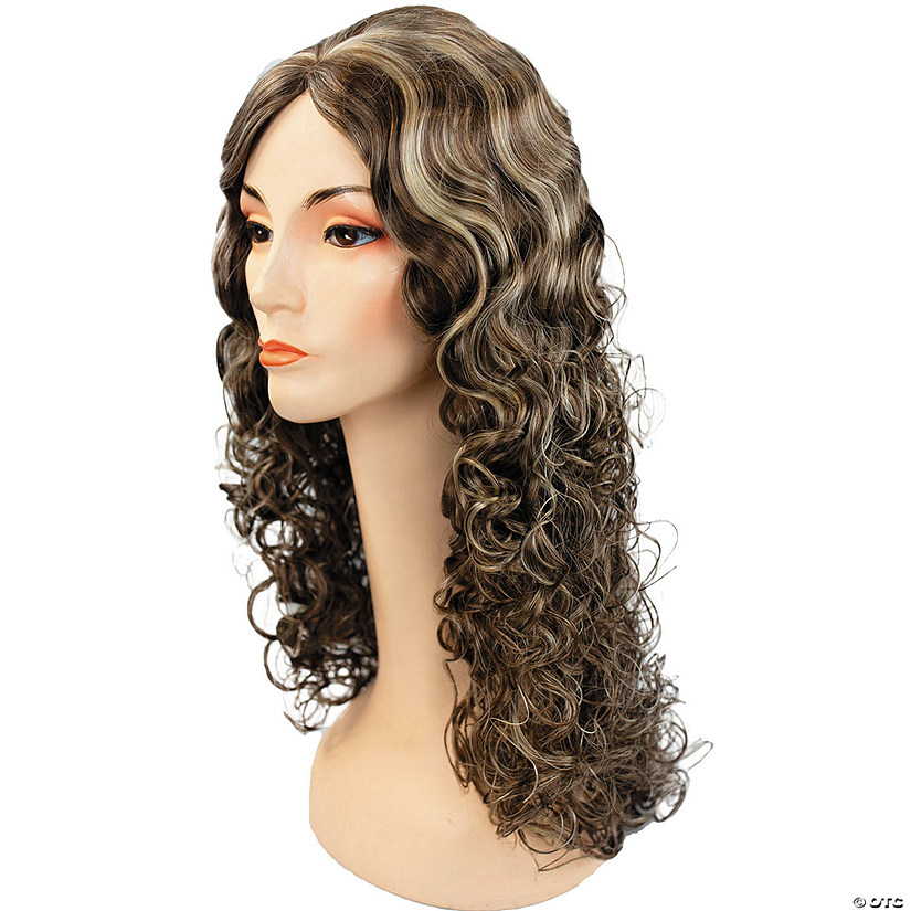 Adults Chelsea Long-Haired Curly Wig Image