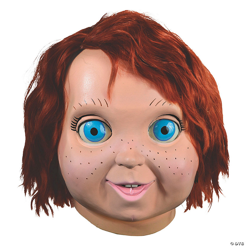 Adults Child&amp;#8217;s Play 2&amp;#8482; Good Guys Doll Chucky Mask Costume Accessory Image