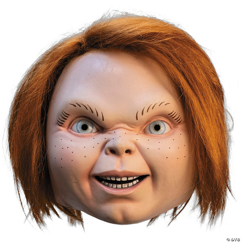 Adults Child&#8217;s Play: Curse of Chucky&#8482; Scarred Chucky Latex Mask - One Size Image