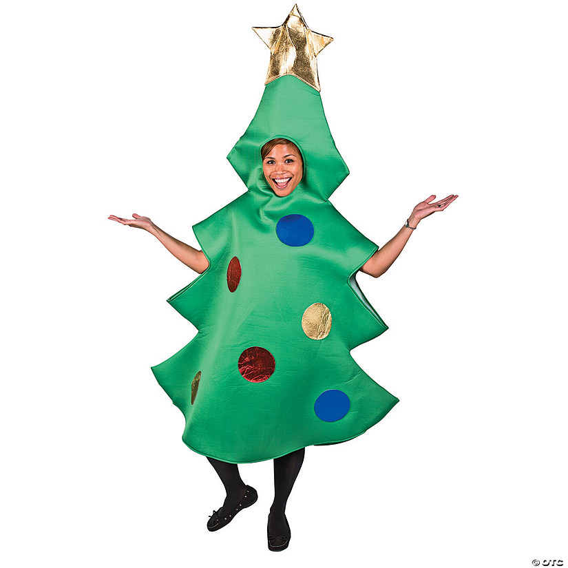 Adult's Christmas Tree Costume - Standard Image