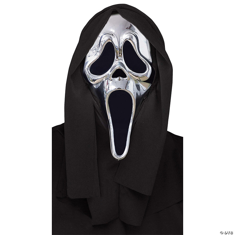 Adults Chrome Scream Ghostface Mask Image