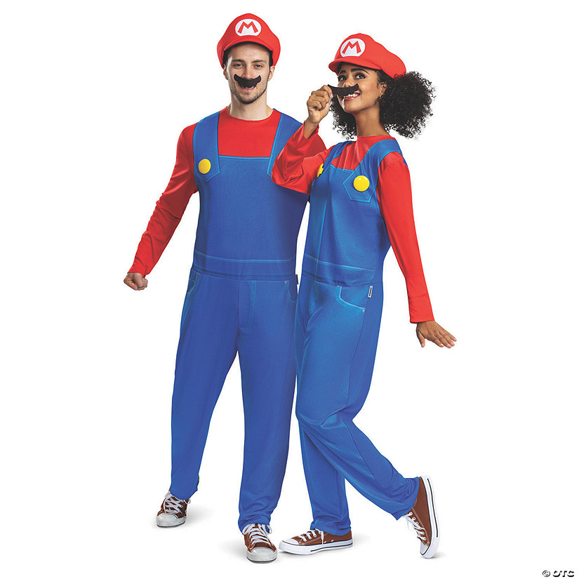 Adults Classic Elevated Super Mario Bros&#8482; Mario Costume Image