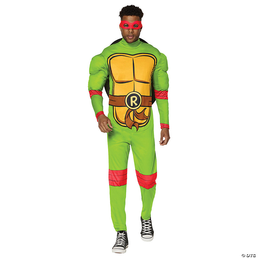 Adults Classic  Teenage Mutant Nija Turtles Raphael Costume Image