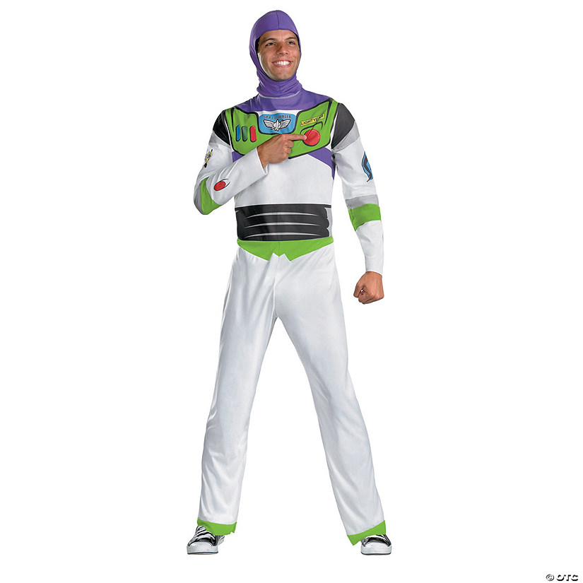 Adults Classic Toy Story&amp;#8482; Buzz Lightyear Jumpsuit Costume Image