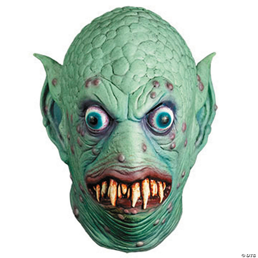 Adults Collier Wilmes&#8217; Green Beach Goon Latex Overhead Mask - One Size Image