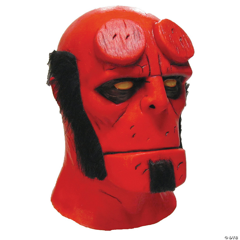 Adult's Comic Book Quality Hellboy Mask Image