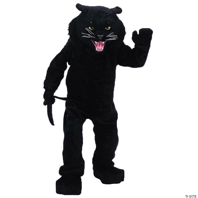 Adult's Complete Black Panther Mascot Costume Image