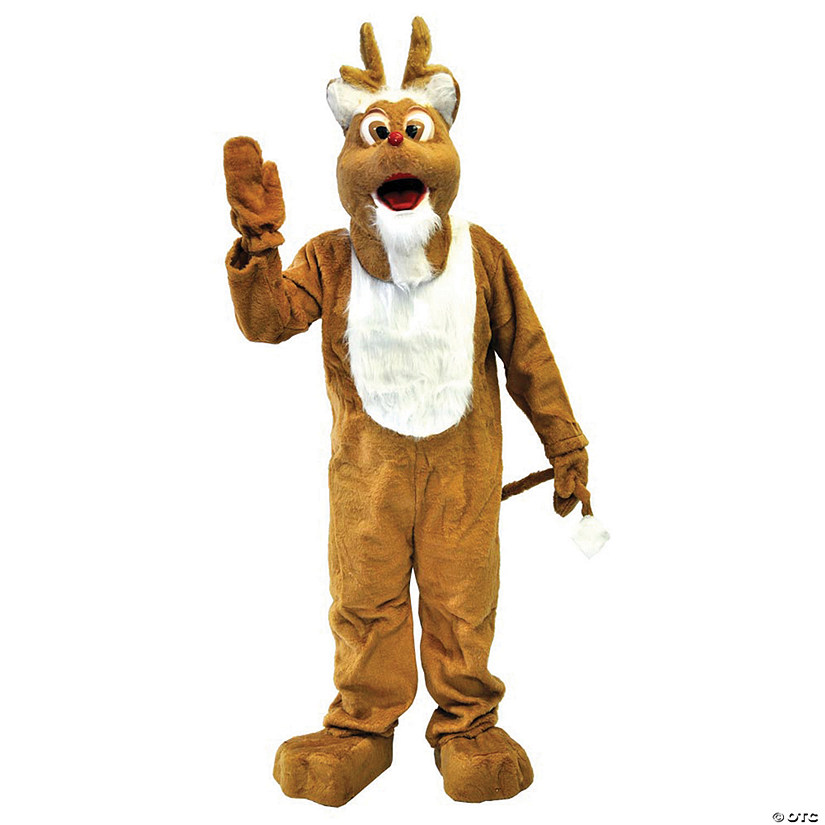 Adult's Complete Reindeer Mascot Costume Image